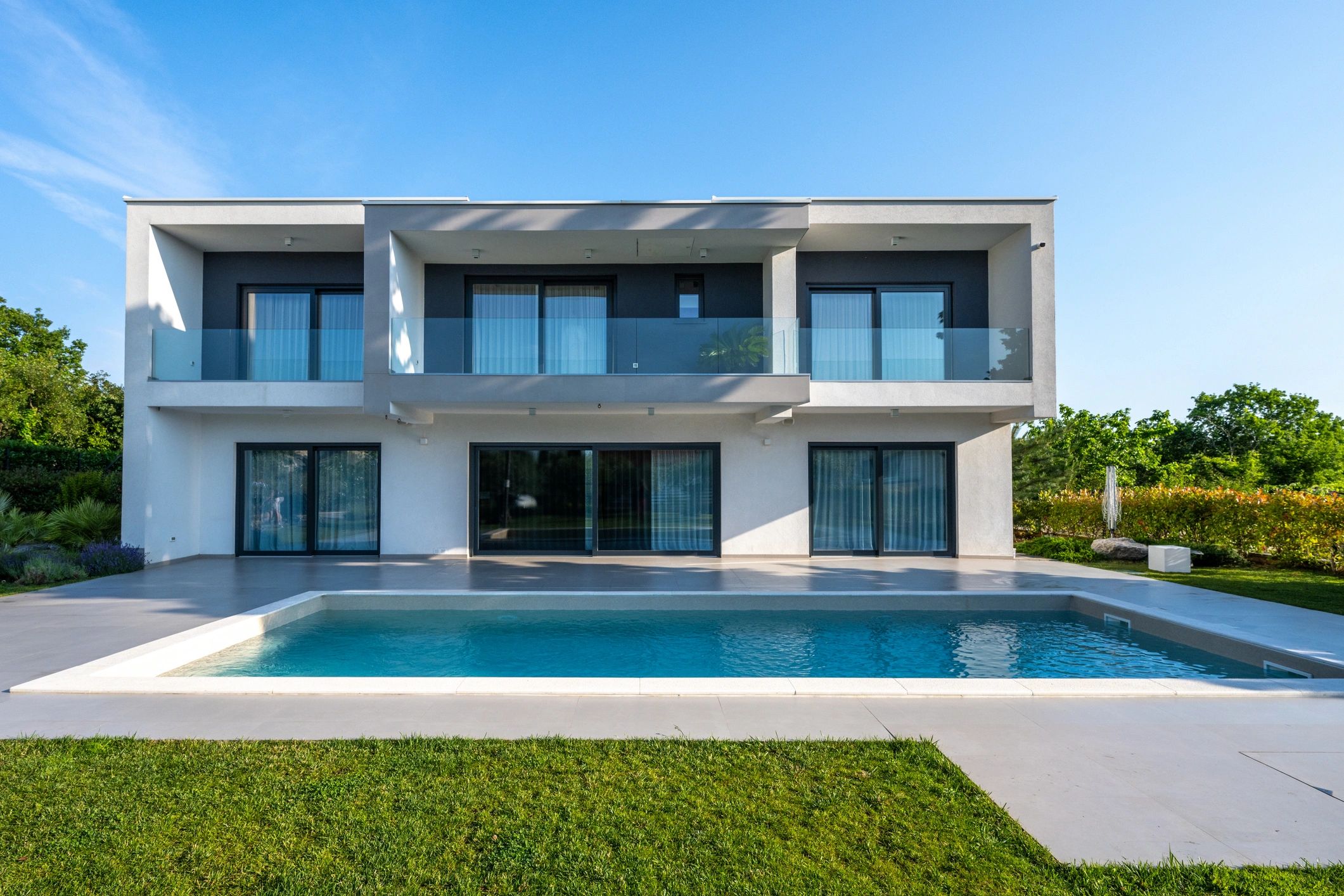 Luxury modern residential house exterior